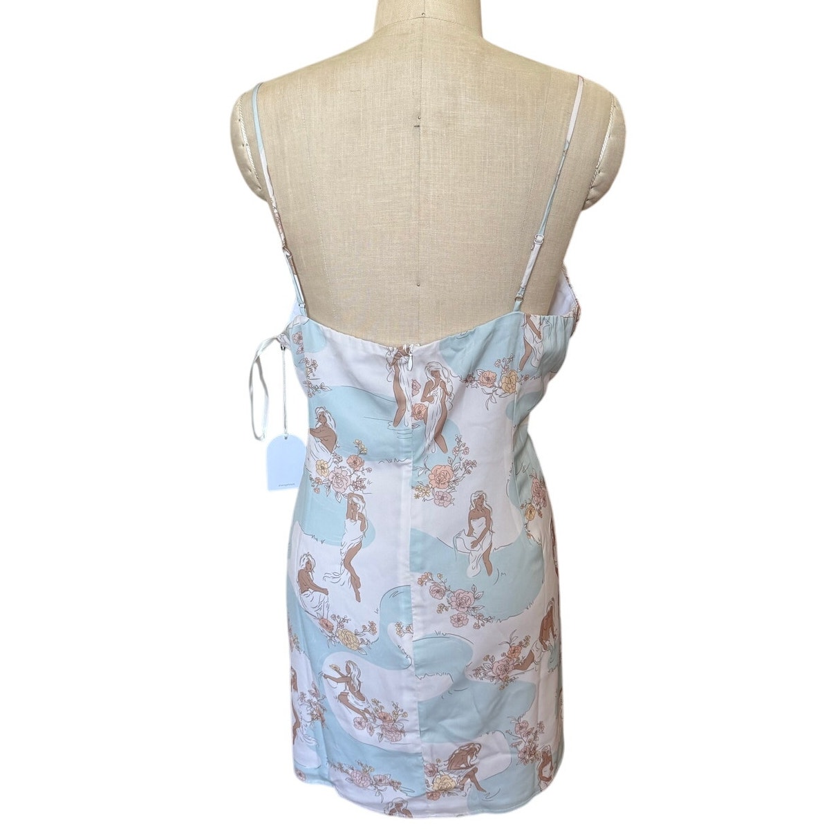 Song Of Style Ladies Willow Print Mini Slip Dress Size Xxl Cheeky Fun New — image 4 of 8
